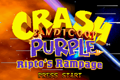 Crash Bandicoot Purple - Ripto's Rampage